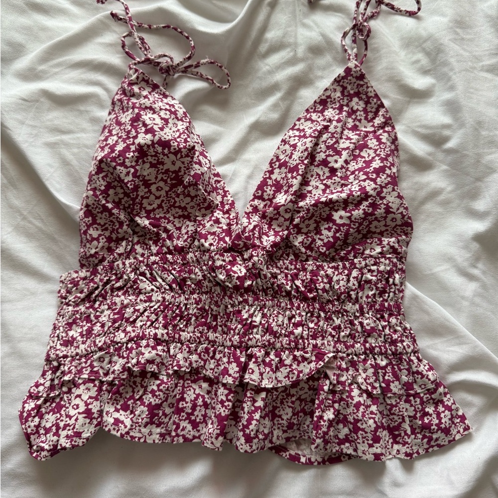Floral Print Women's Top